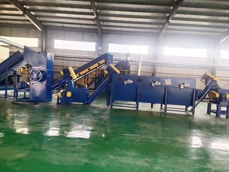 Metal recycling production line