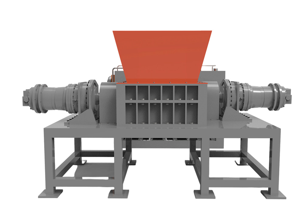 Double axis shredder